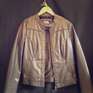 SOLD: Dark Brown Leather Jacket